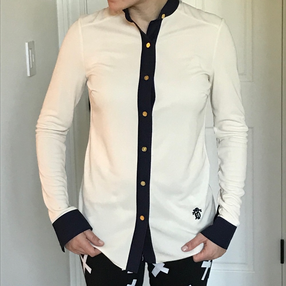Mandarin Collar Blouse